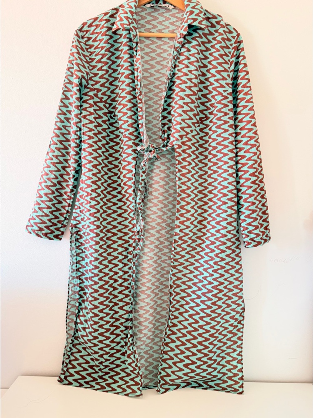 Zara Kimono with tie